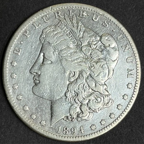 1894-S Morgan Silver Dollar VF+ Key Date