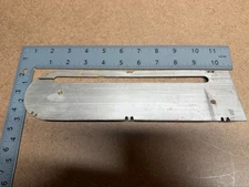 Vintage Craftsman Aluminum Saw Throat Plate  Insert 113 ?