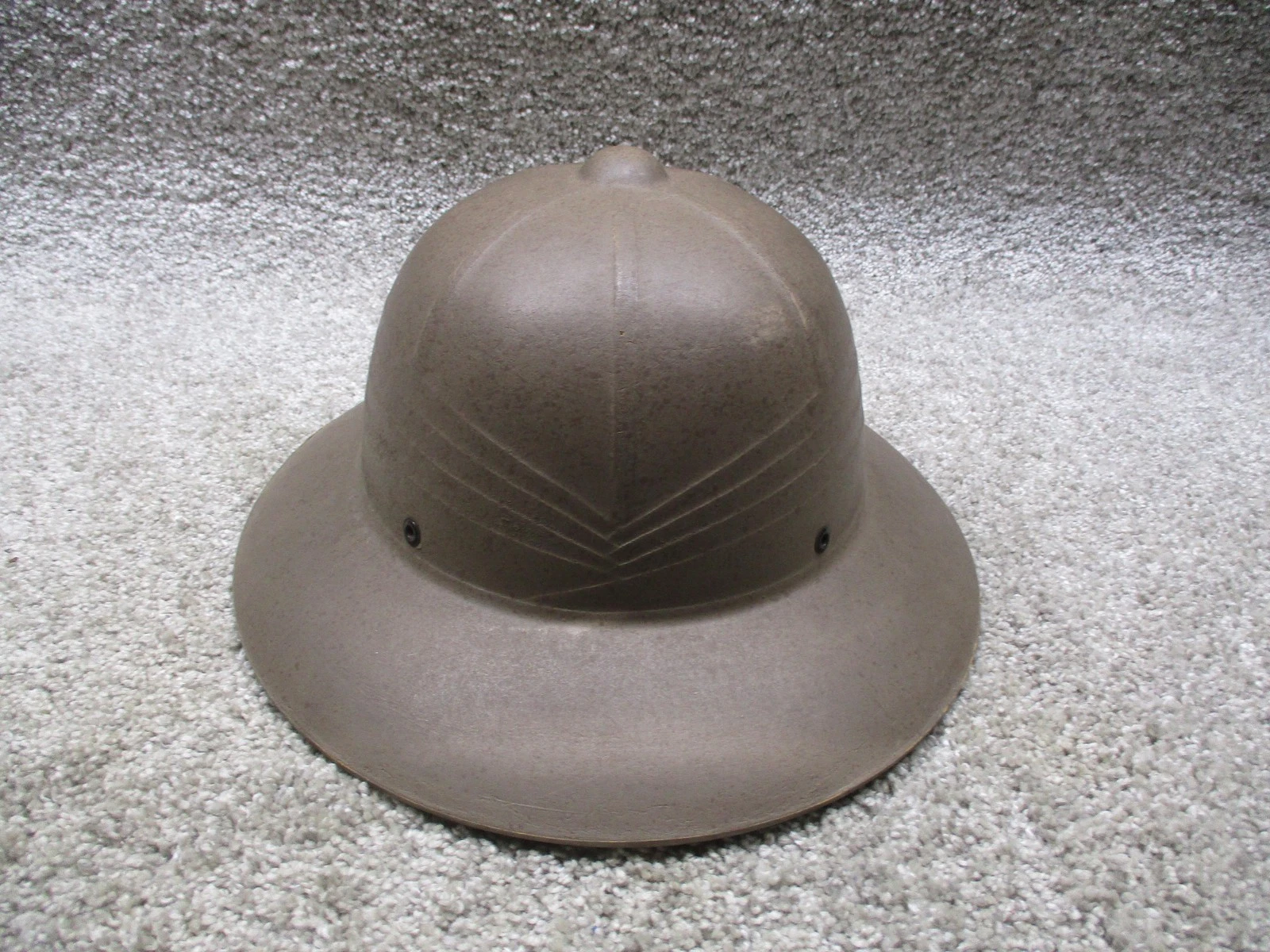 Hercules Hat Pith Helmet Mens Khaki Safari Vented Leather Sweatband RD017