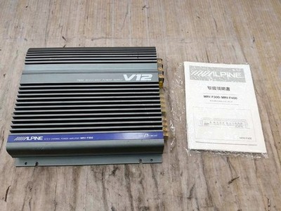 Alpine MRV-F300 V12 4-Channel Car Power Amplifier Old School Amp