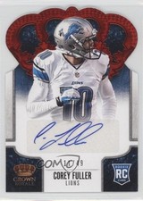 2013 Crown Royale Retail Red Die-Cut Signatures 11/49 Corey Fuller #122 Auto 1p5