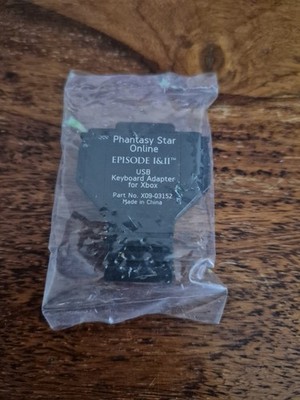 Xbox Phantasy Star Online Episode I & II USB Tastatur Adapter X09-03152 Versiegelt