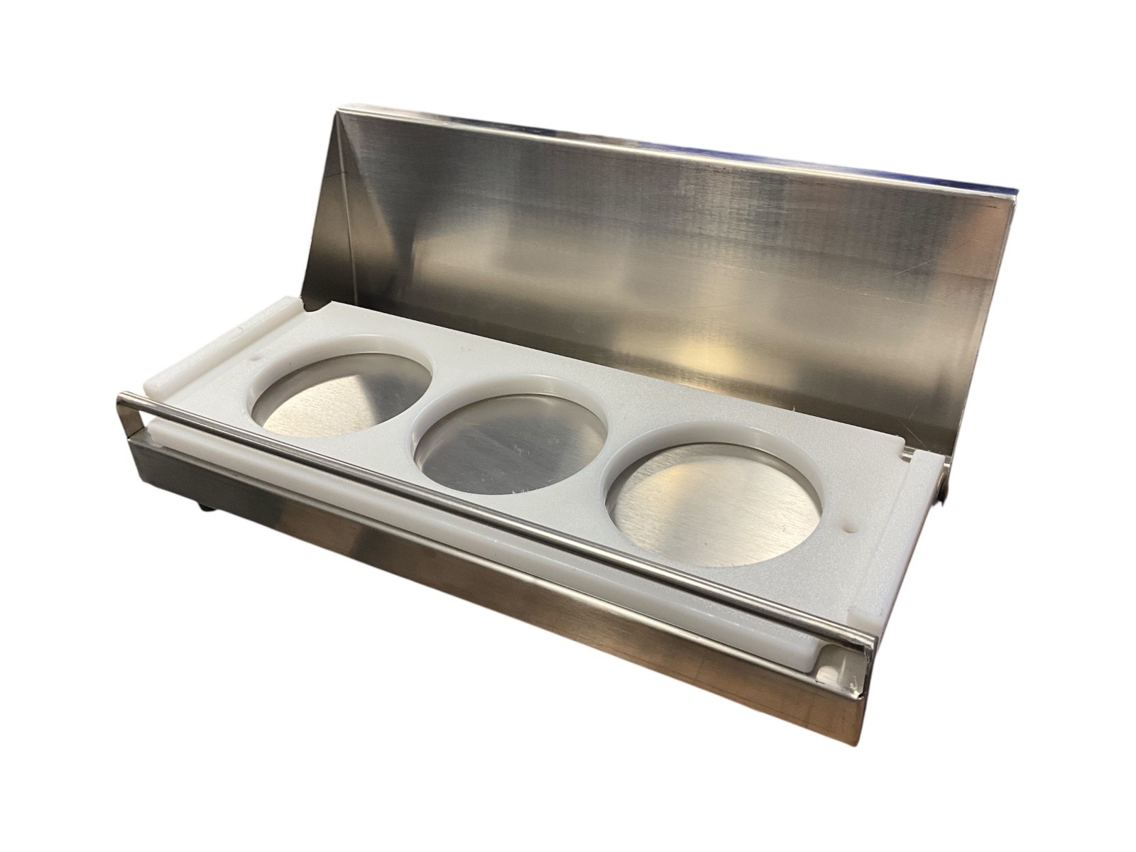 Commercial Hamburger Bun & Bagel Manual Slicer Stainless Steel Triple Holder