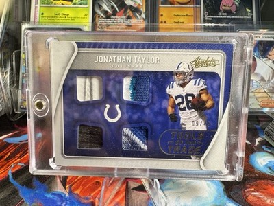 2021 Panini Absolute - Tools of the Trade 4 Patch Jonathan Taylor #TTQ-4  09/49