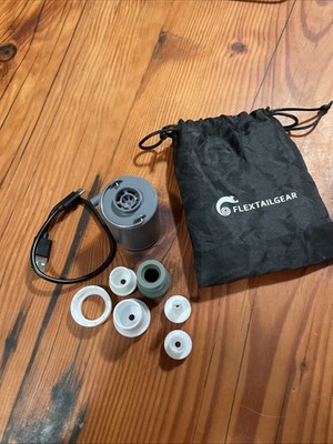 FLEXTAILGEAR Tiny Pump Portable Air Pump, Ultra-Mini w/ 1300mAh Battery USB..219