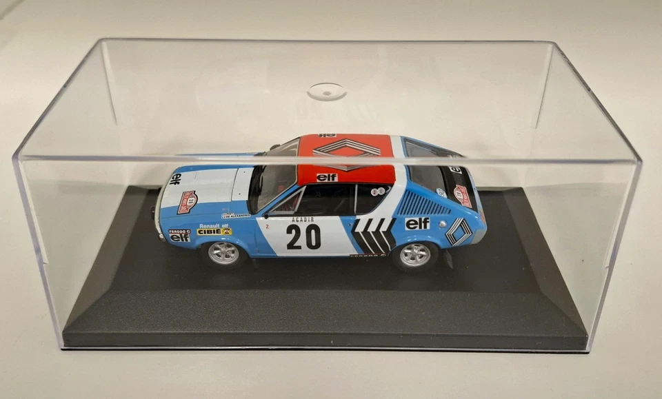 Renault 17 Gordini Monté-Carlo 1975 1/43 IXO Scatola Vetrina - Immagine 3 di 3