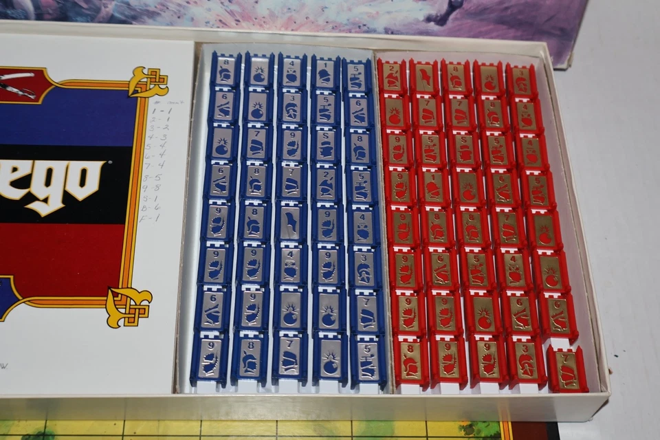 VINTAGE Stratego COMPLETE Milton Bradley 1986 Strategy War Spy Classic Battle - Image 2 of 4