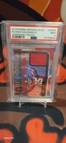 2019 PANINI UNPARALLELED UNDENIABLE RELICS PATRICK MAHOMES II PSA 9 Chiefs
