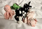 Beanie Babies Lot of 5 1993-1994 with Tags Excellent Condition Vintage Retired