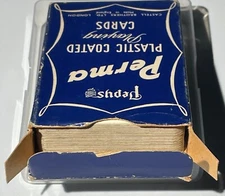 Vintage  Pepys Playing Cards Perma Plastic Coated 1960s 52 & 2J FREE UK P&P