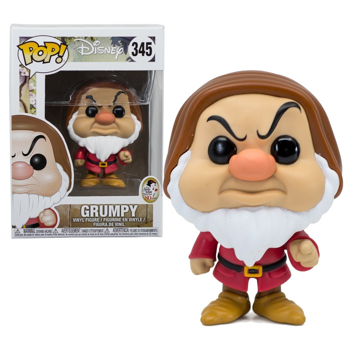 Disney Grumpy Funko Pop #345 Snow White & Seven Dwarfs Vinyl