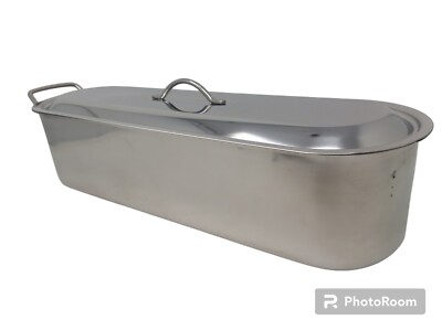 Beka Edelstahl Fischbräter mit Einsatz 50 cm , neu aber 1 GRIF  DEFEKT