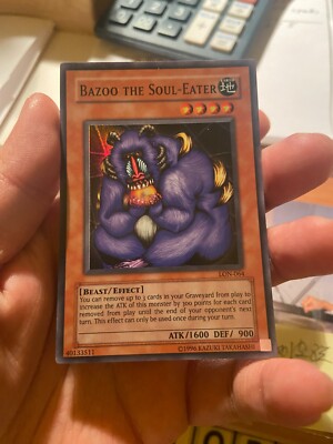 Yugioh Bazoo the Soul-Eater LON-064 Super Rare Original Print LP / NM