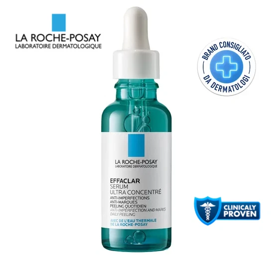 LA ROCHE-POSAY Effaclar siero + Effaclar DUO+M crema acne imperfezioni skincare - Immagine 2 di 4