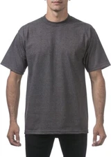 3 PACK PRO CLUB MENS HEAVYWEIGHT COTTON T SHIRTS PLAIN SHORT SLEEVES