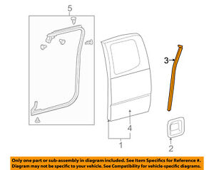 TOYOTA OEM 05-16 Tacoma Rear Door-Weatherstrip Seal Right 6787304011