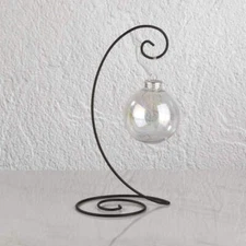 Black Sprial Wire Ornament Stand Large