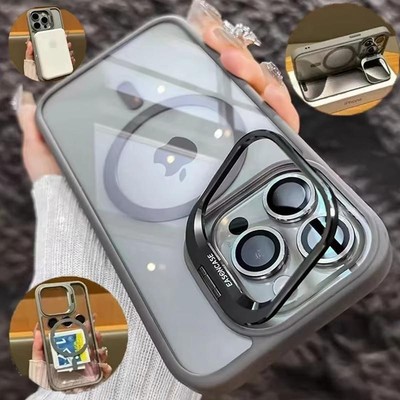 Luxury Magnetic Shockproof Phone Case for 15 16 14 13 12 11 Pro Max 16 Plus