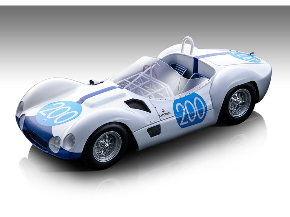 MASERATI BIRDCAGE TIPO 61 #200 TARGA FLORIO 1960 1/18 CAR
