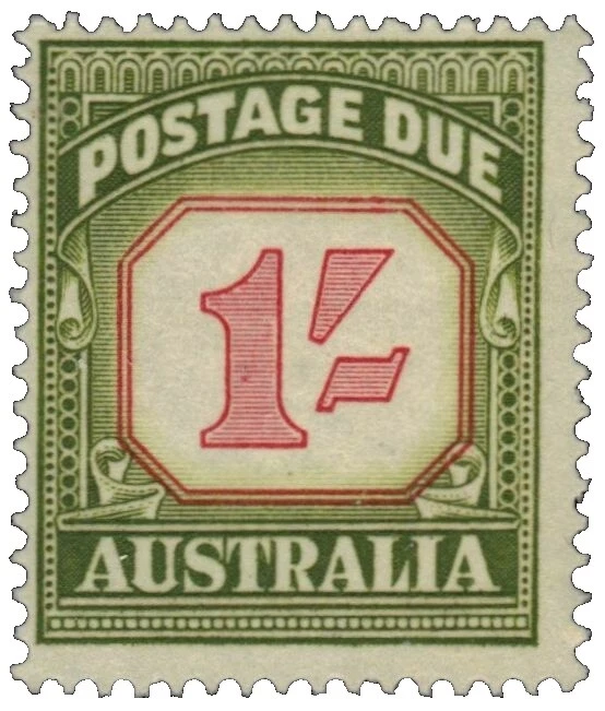 Numeral Cancellation Postage Due Australian Stamp Individuals