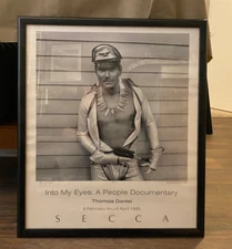 SECCA Thomas Daniel Poster 1989 Into My Eyes: A People Documentary signed number