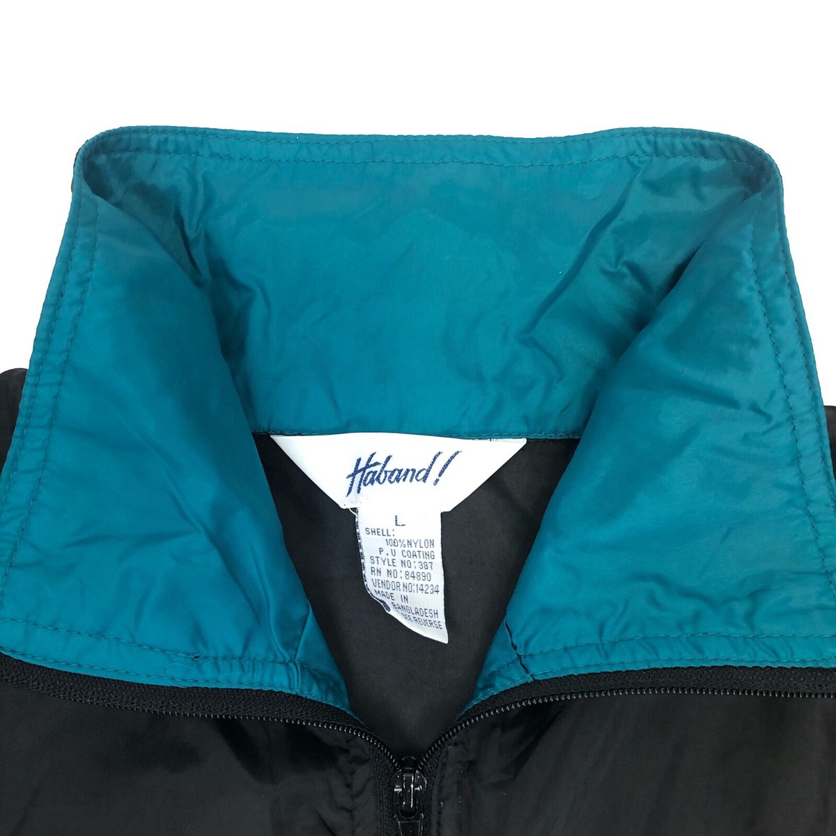 Vintage 90s Haband Full Zip Windbreaker Track Jacket Vintage 90s Haband Full Zip Windbreaker Track Jacket