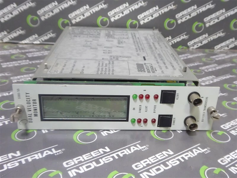 USED Bently Nevada 3300 Series Velocity Monitor 3300/55-01-01-02-02-00-00-02-00 - Image 2 of 4