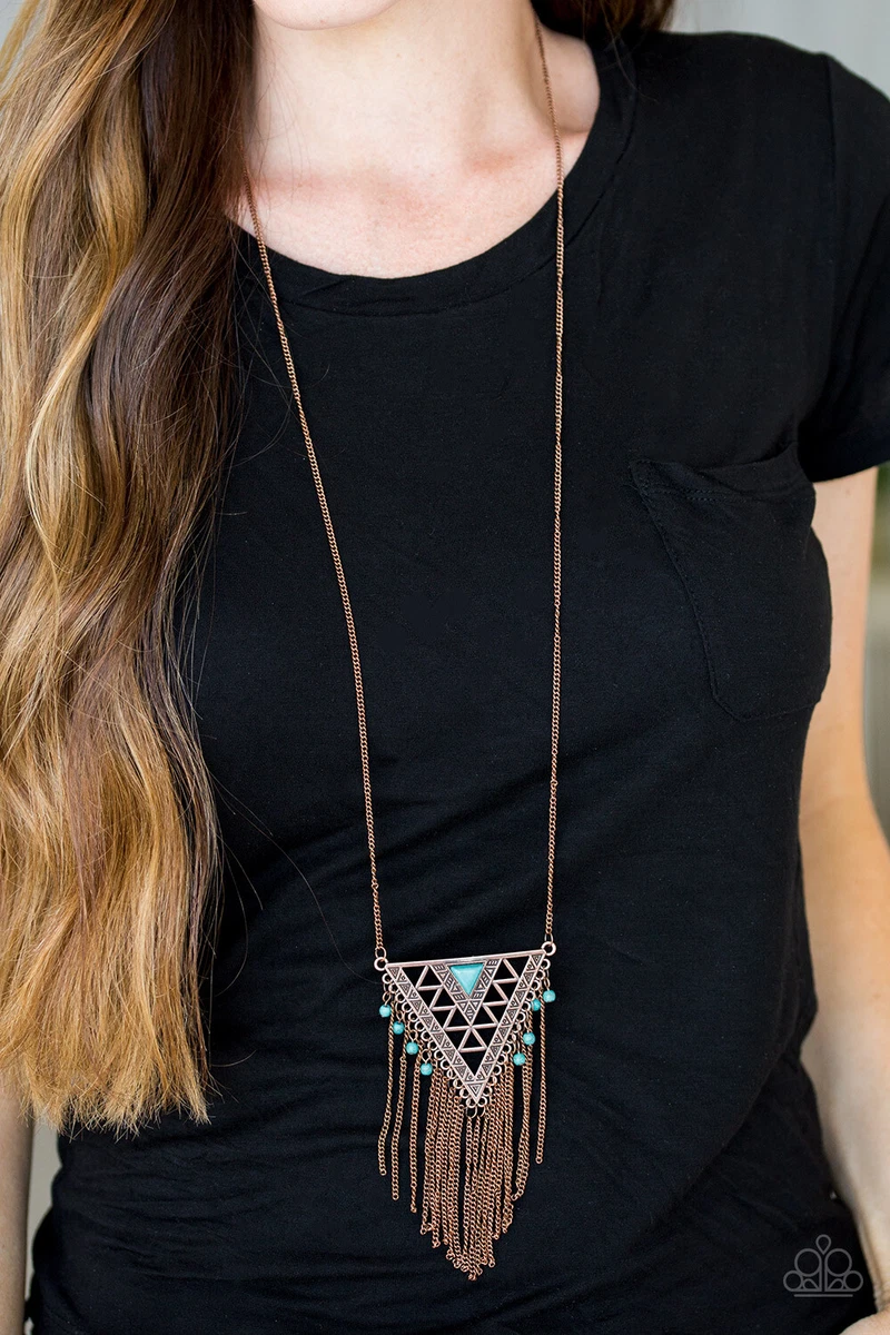 Point taken copper necklace paparazzi deals