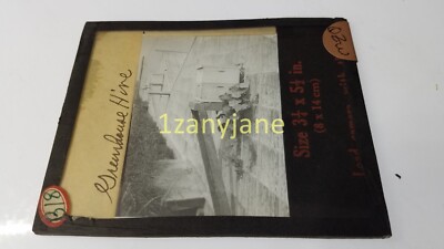 QZW Glass Magic Lantern Slide Photo B18 GREENHOUSE HIVE