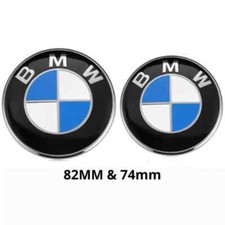 2 Logos BMW 82mm & 74mm –
