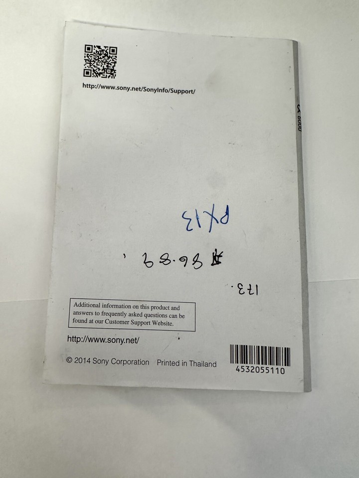 Sony A6000 Camera W/ 1650 Lens, Working With Manual, Charging Cable