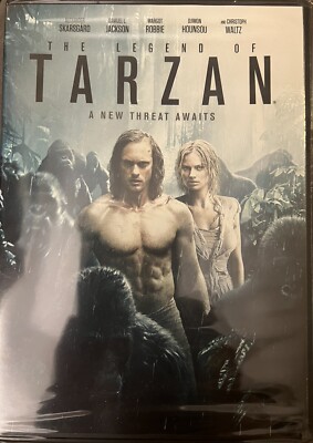The Legend of Tarzan DVD NEW Alexander Skarsgard (Succession) Margot Robbie
