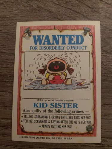 1986 Garbage Pail Kids Series 3 U-Pick Very good/excellent condition - Picture 146 of 168