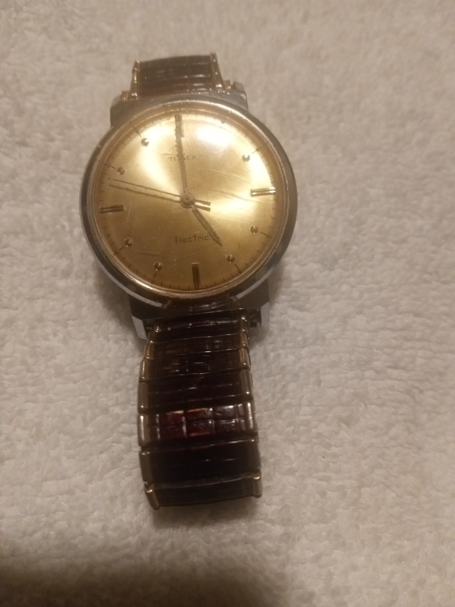 vintage timex ElecTric Water Proof mens watch Original Band