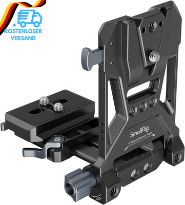 SMALLRIG V-Mount Battery Plate, V-Lock-Akku-Montageplatte Mit Doppelter Schnellw