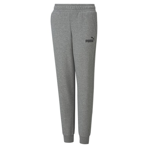 PUMA Essentials Logo Pants Youth Boys Grey Casual Athletic Bottoms 58697303