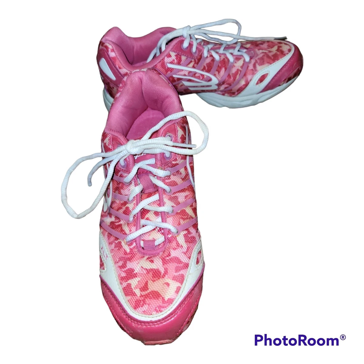 Limited Edition Spira Womens Duck Dynasty Run Shoes Pink Low Top Camo LaceUp 7.5