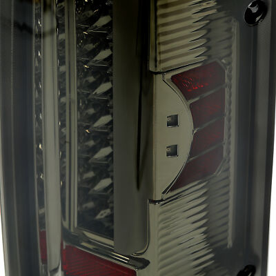 Buy ACANII - For 1997-2003 Ford F150 99-07 F250 F350 F450 Superduty Black Soked Tail Lights
