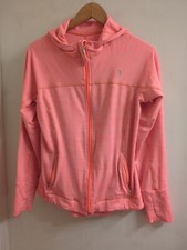 Eleven by Venus Williams Womens Zip Up Sports Jacket Coat Pink Tennis Sz Small
