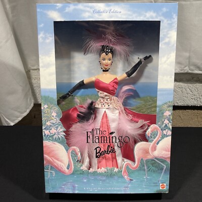 1998 Vintage Flamingo 🦩 Birds of Paradise Collection Barbie Doll