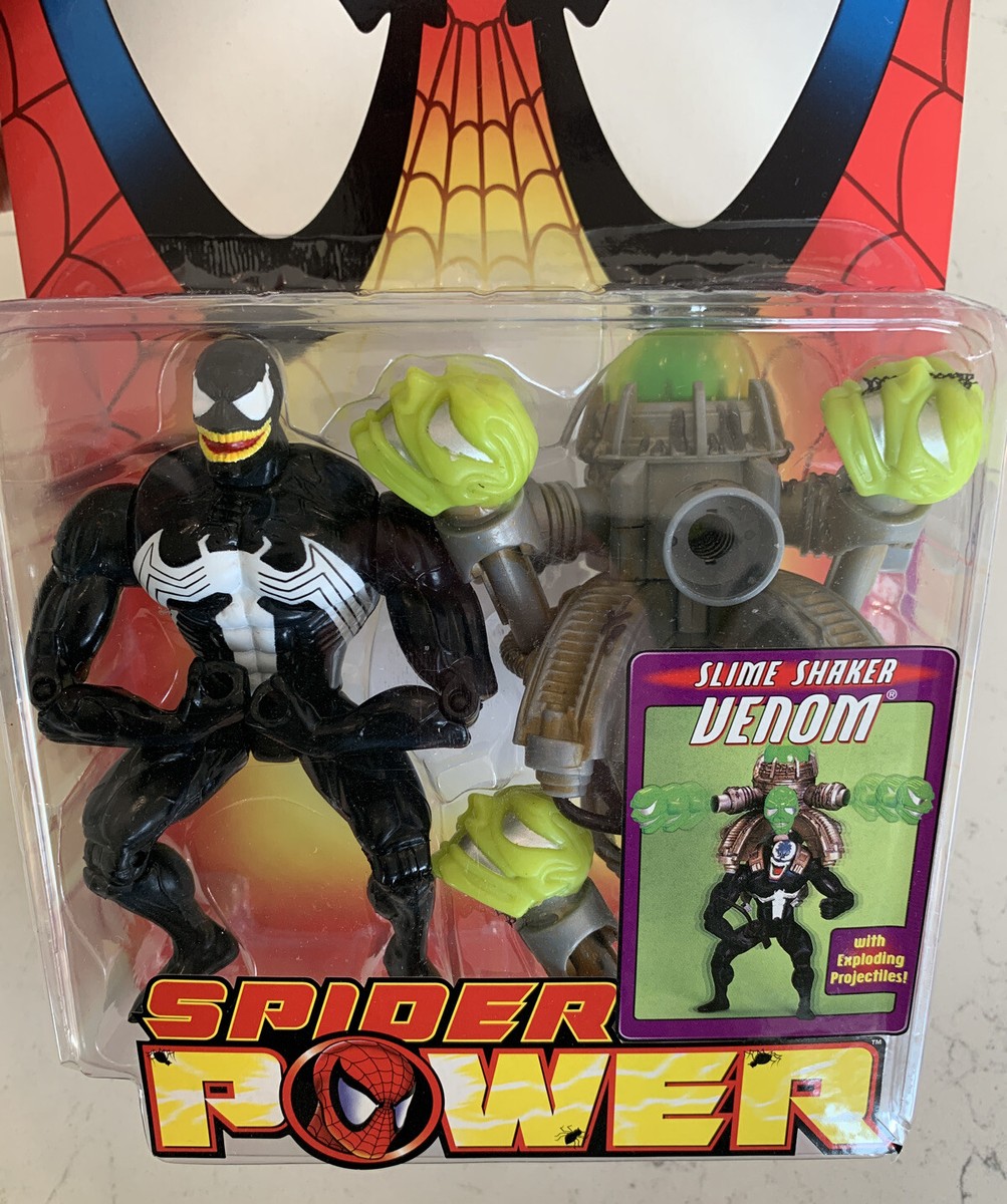 Marvel Comics Spider-Man Slime Shaker Venom 6” Spider Power Toy