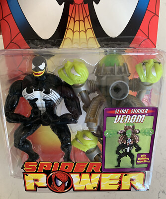 Marvel Comics Spider-Man Slime Shaker Venom 6” Spider Power Toy