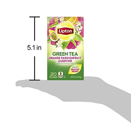 Lipton Green Tea Bags Orange Passionfruit Jasmine 20 Count Pack of 6 eBay