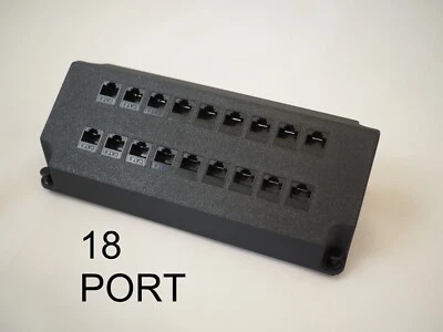 TECH11 Patch Panel, 18 Port, Cat6 Keystone Jacks for Leviton Structured Media Center