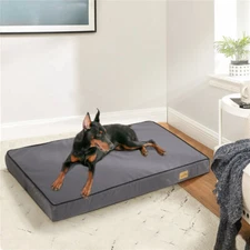 Dog Bed Premium Foam Pet Mattress Waterproof Lining Dog Mat with Removable Cover