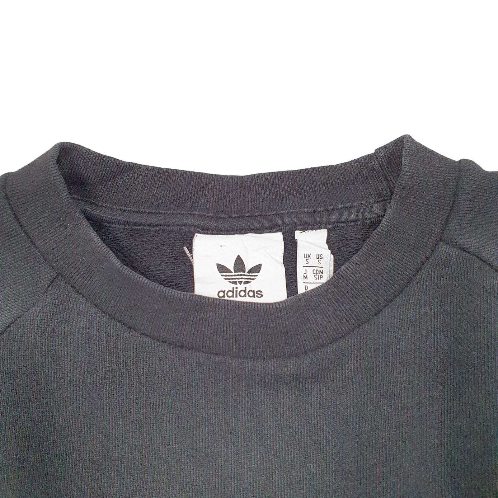 ADIDAS Crewneck Cotton Jumper Sweatshirt Mens S image 2