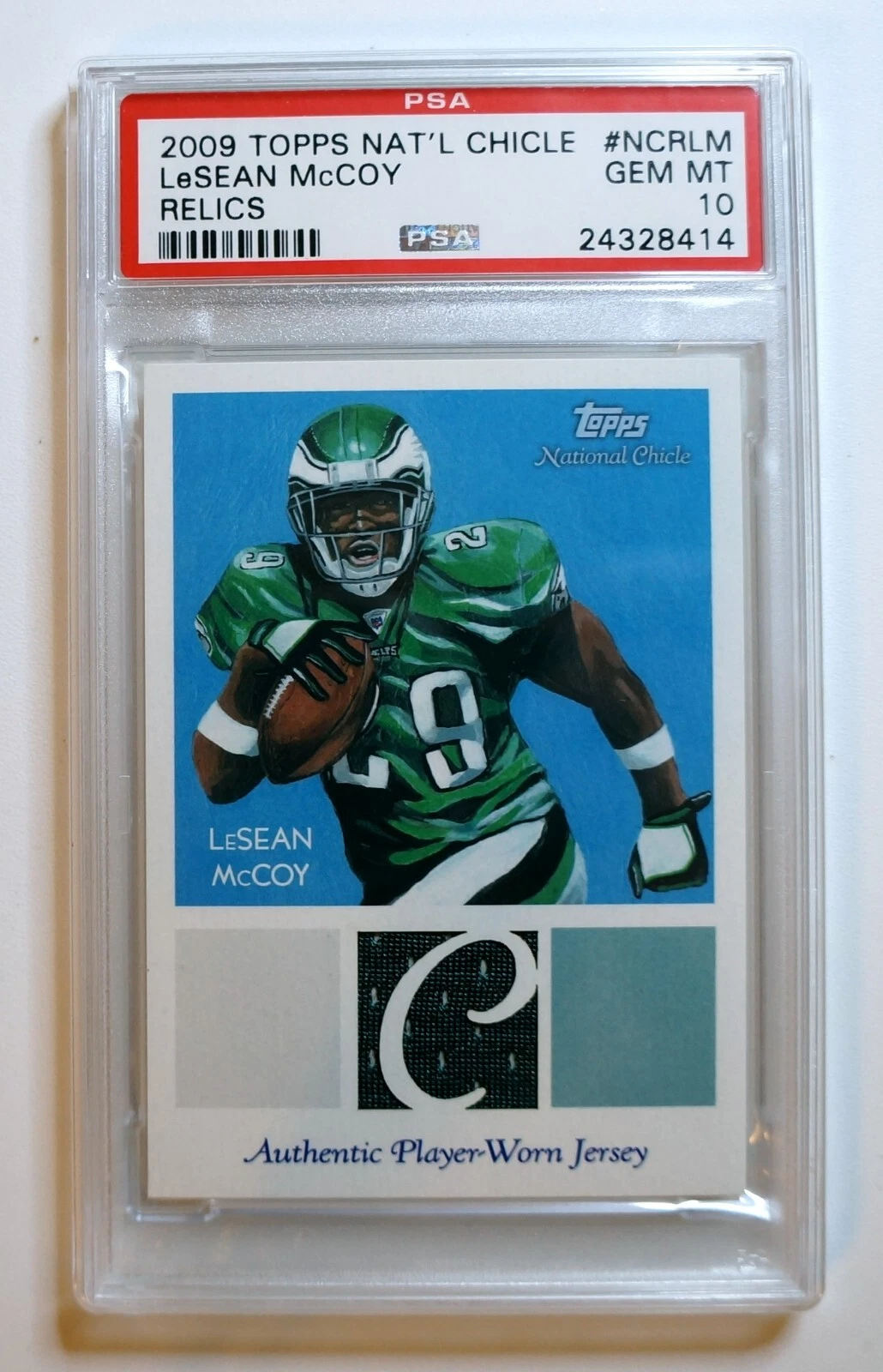 LeSean McCoy Topps National Chicle Relics #NCRLM Base