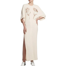 Stella McCartney Broderie Anglaise Cut Out Maxi Dress Size 8-10 (44)