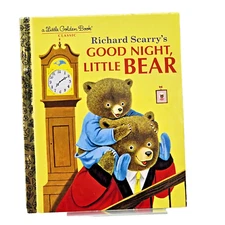 1989 Little Golden Book Richard Scarry's Good Night, Little Bear