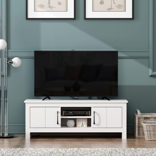 Galano Limestone TV Unit - TV Stand Cabinet for up to 50-inch TV - Foto 1 di 6